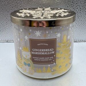 Bath & Body Works Gingerbread Marshmallow 3 Wick Candle
